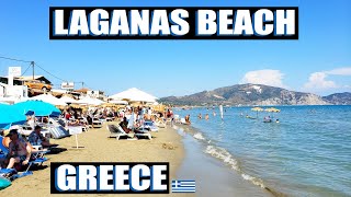 Where Is The Best Party Beach In Zakynthos Greece Laganas Beach [upl. by Trudnak]