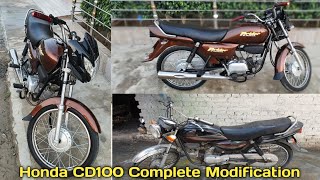 Honda CD100 Full restoration Video Altaf Bike Modification [upl. by Chura]