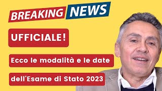 Ecco le modalità e date UFFICIALI dellEsame di Stato Architetti e Ingegneri Civili Ambientali 2023 [upl. by Tamer363]