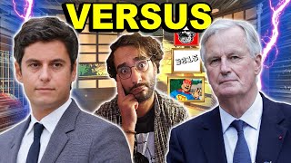 PASSATION entre BARNIER et ATTAL  CLASH et LANGUE DE BOIS  🔥 [upl. by Endor]