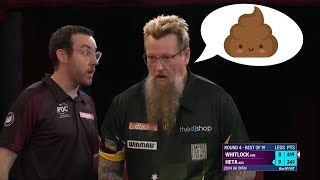 Simon Shilock Incident at the UK Open 2024 💩 darts [upl. by Aleekahs182]