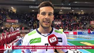 Kaziyski Cavuto e Lorenzetti dopo gara 3 di Semifinale a Civitanova [upl. by Anade]