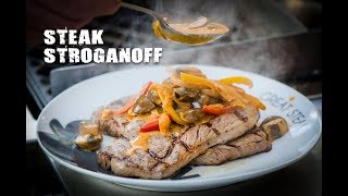 Steak Stroganoff  FireampFood TV [upl. by Grayce]