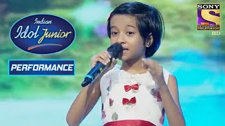 Ranita Delivers A Melodious Performance On Adhure  Indian Idol Junior 2 [upl. by Atinuj]