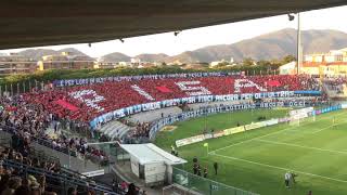 5 minuti di super coreografia Pisa  PisaTriestina 05062019 Andata Fiale Playoff Legapro [upl. by Melvyn]