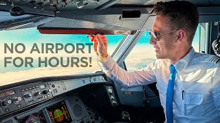 3 HOURS AWAY from the next Emergency Airport  Day in the Life of an airline Pilot [upl. by Portwin]