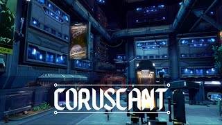 Star Wars Ambience  Coruscant  Justicar Territory ambient city sounds no music [upl. by Elamef696]