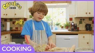 CBeebies Recipes  How to make cornish pasties [upl. by Lonna305]