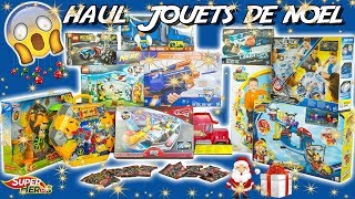 Haul de Jouets Shopping de Noel 2018 pour garçons et filles Toys Kids Super Héros et Compagnie [upl. by Anuayek]