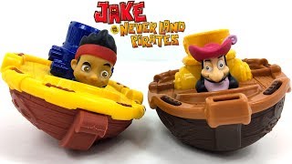 JAKE Y LOS PIRATAS DEL PAIS DE NUNCA JAMAS BARCOS FLOTADORES CON JAKE Y CAPITAN GARFIODISNEY JUNIOR [upl. by Millan]