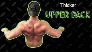 Intense Thicker Upper Back Finisher Workout Routine  Anabolic Superset [upl. by Ardnazil]