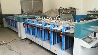 13 positions Automatic Paper Sheet Feeding Collator Machine [upl. by Ralfston]