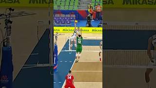 Powerful spike by Bovolenta 💪 epicvolleyball volleyballworld volleyball [upl. by Nwahsid]