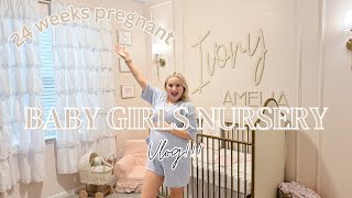 BABY GIRLS NURSERY TOUR 2024 [upl. by Annairba]