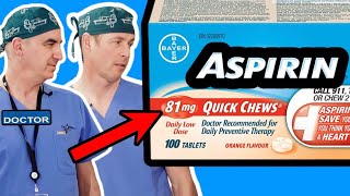 Daily Aspirin  Should You Take It Cardiologist explains [upl. by Mchale]