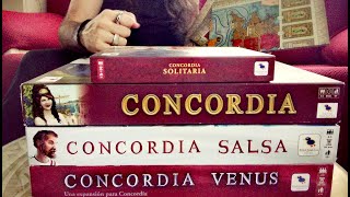 TODO CONCORDIA La saga completa con todas las expansiones y mapas de este gran juego de mesa [upl. by Morgan]