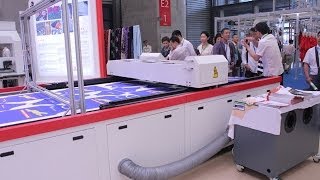 fabric laser cutting machine for printed sportswear [upl. by Crenshaw]