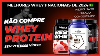 9 MELHORES WHEY PROTEIN DE 2024 🥇MELHOR WHEY NACIONAL 🇧🇷  whey bom e barato [upl. by Aisirtap]