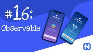 NativeScript Tutorial 16 Observable  Two way data binding [upl. by Coleville880]