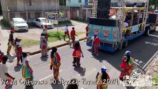 Nevis Culturama 50th 2024 Troupes and parade NewVisionStudio [upl. by Auod]