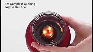 Electric Vacuum Cupping Massage Body Cups AntiCellulite Therapy Massager [upl. by Heall]