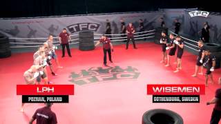 Fight 1 of the TFC Event 1 LPH Poznan Poland vs Wisemen Gothenburg Sweden [upl. by Jepson]