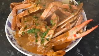 NANDU GRAVY RECIPE IN TAMIL  TASTY TAMIL NANDU MASALA  CRAB GRAVY RECIPE [upl. by Teriann]