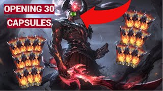 OPENING 30 NIGHTBRINGER CAPSULES FOR Genesis Nightbringer Yasuo [upl. by Ahlgren]