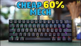 Motospeed CK61 RGB Mechanical Keyboard  Unboxing amp Review [upl. by Durward38]