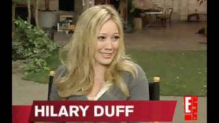 Hilary Duff Disses Faye Dunaway E Online 03 Feb 09 [upl. by Lammaj]