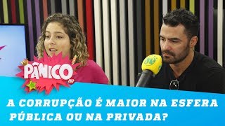 A corrupção é maior na esfera pública ou na privada [upl. by Ivon]