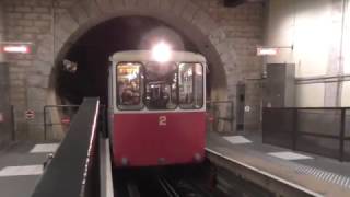 Funiculaire de Fourvière F2  Marches des 2 cabines [upl. by Attolrahc267]