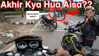 Delhi Ki Garmi🔥Or Bike Ne Diya DHOKA🥵🤬  Helping Strangers on Road ❤️ [upl. by Denoting]