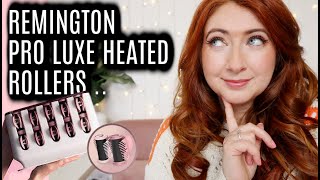 Using the Pro Lux Remington Heated rollers  willow biggs [upl. by Araiek]