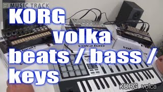 KORG Volca Keys  Bass amp Beats DemoampReview English Captions [upl. by Routh292]