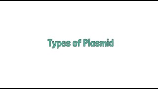 Different Types of Plasmid [upl. by Yert148]