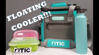 RTIC Floating Cooler Review  Soft Pack 20 [upl. by Yereffej]