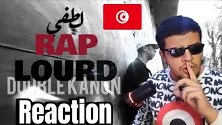 LOTFI DOUBLE KANON RAP LOURD Reaction [upl. by Anairt454]