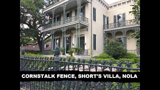 STORY TIME Short’s Villa and cornstalk fence in New Orleans Garden District [upl. by Eisned]