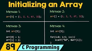 Initializing an Array [upl. by Enilaf]