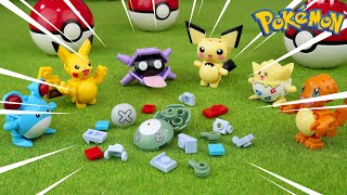 Pokemon Mega Construx  Stop Motion Building [upl. by Naimerej]