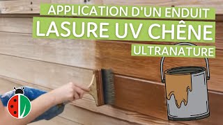 Lasure UV chêne ULTRANATURE  démonstration dapplication [upl. by Ssilb]