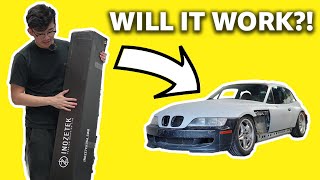 My First Time Wrapping A Car Will Inozetek Stick To Primer Ep16 BMW M Coupe Project [upl. by Enileuqcaj]