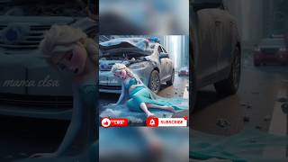 ELSA HAMIL KECELAKAAN MOBIL😭😭shorts elsa elsaelsaelsa frozen [upl. by Brandise137]