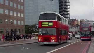 Redroute buses at London Bridge Volvo Olympian [upl. by Ennaisoj]