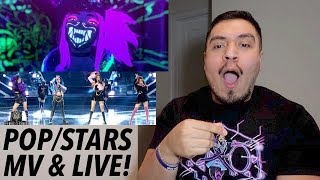 KDA  POPSTARS GIDLE Madison Beer Jaira Burns MV amp LIVE REACTION [upl. by Fidelia658]