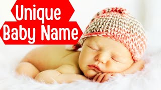 NEW UNIQUE BABY NAMES For you baby in 2024  Baby Name Ideas for 2024 amp Beyond [upl. by Dunaville]