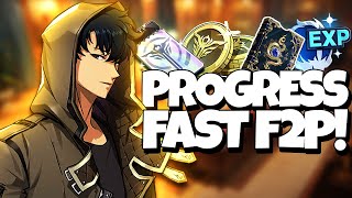 HOW TO PROGRESS FAST AS A F2P PLAYER MY TIPS amp GUIDE TO HAVING AN OP ACC  Solo Leveling Arise [upl. by Pascia]