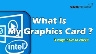 How to Check Graphics Card on Windows [upl. by Enhpad969]