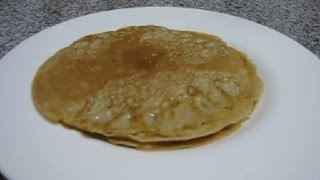 Crepes ecológicas con harina integral y leche de avena Muy ricas y muy sanas [upl. by Ahsietal]